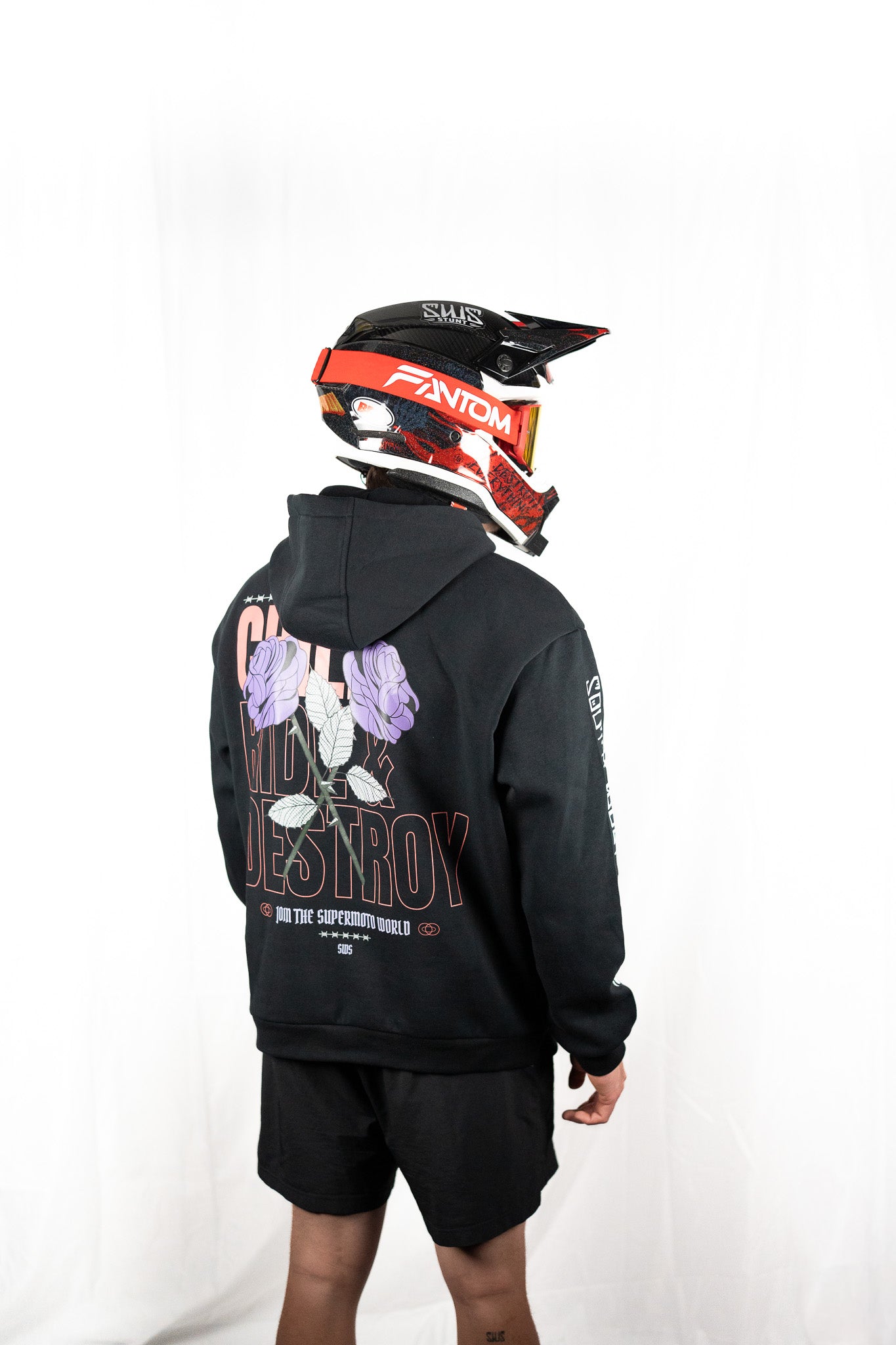 Sweat à Capuche SWS Roses