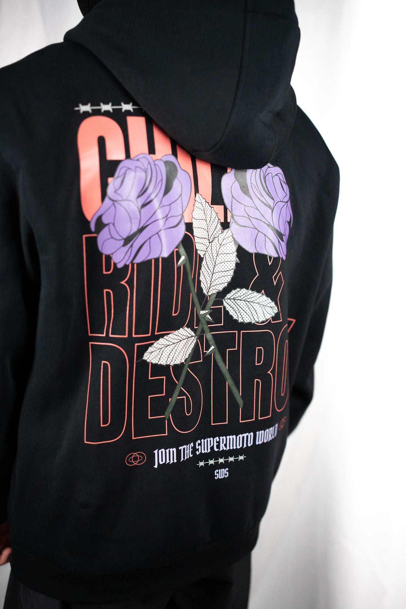 Sweat à Capuche SWS Roses