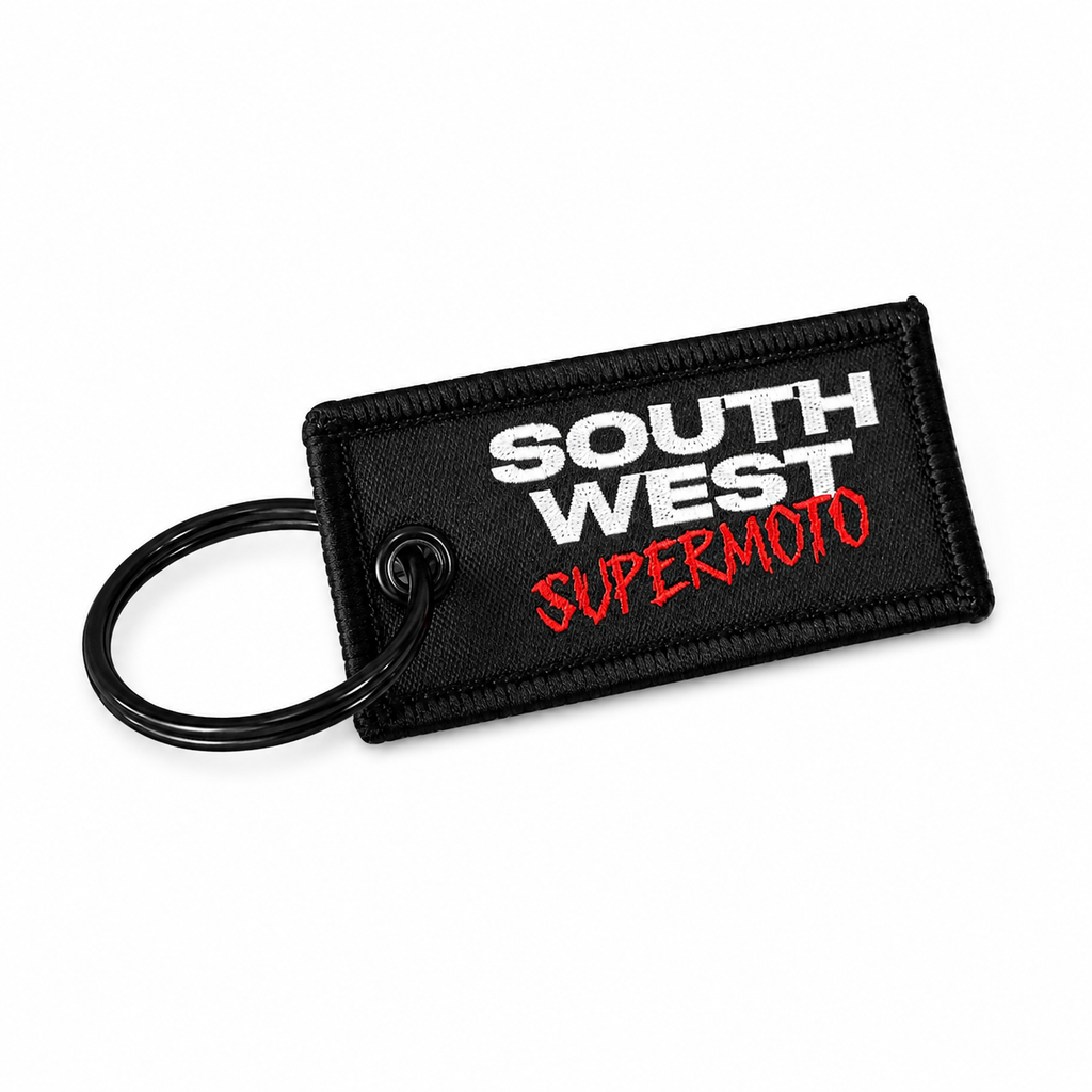 Porte-clé brodé South West Supermoto