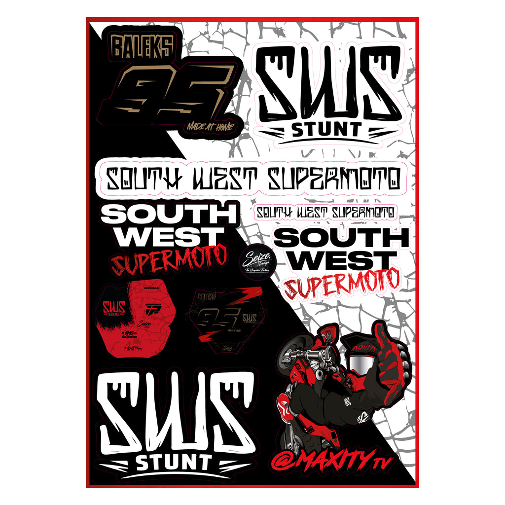 Planche de stickers SWS Stunt