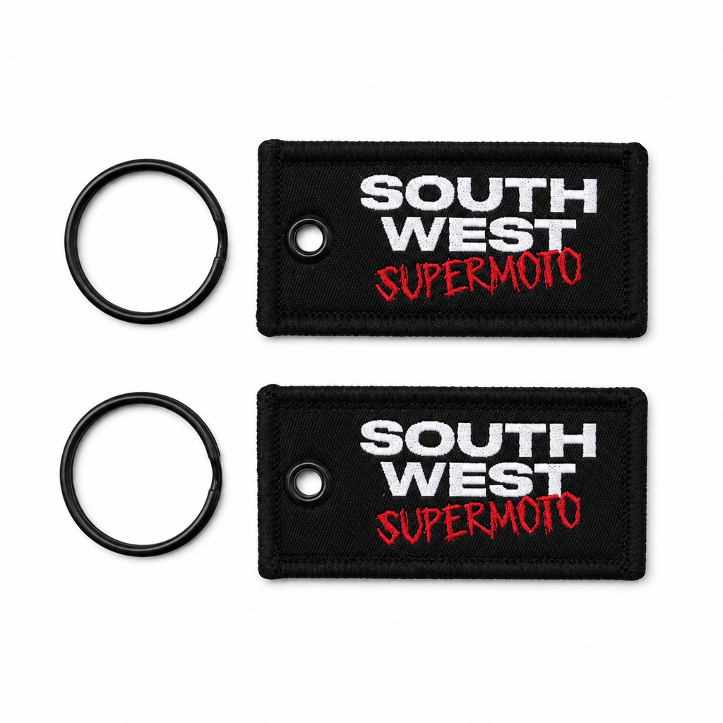 Porte-clé brodé South West Supermoto