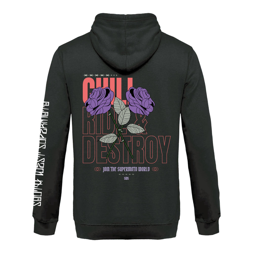 Sweat à Capuche SWS Roses